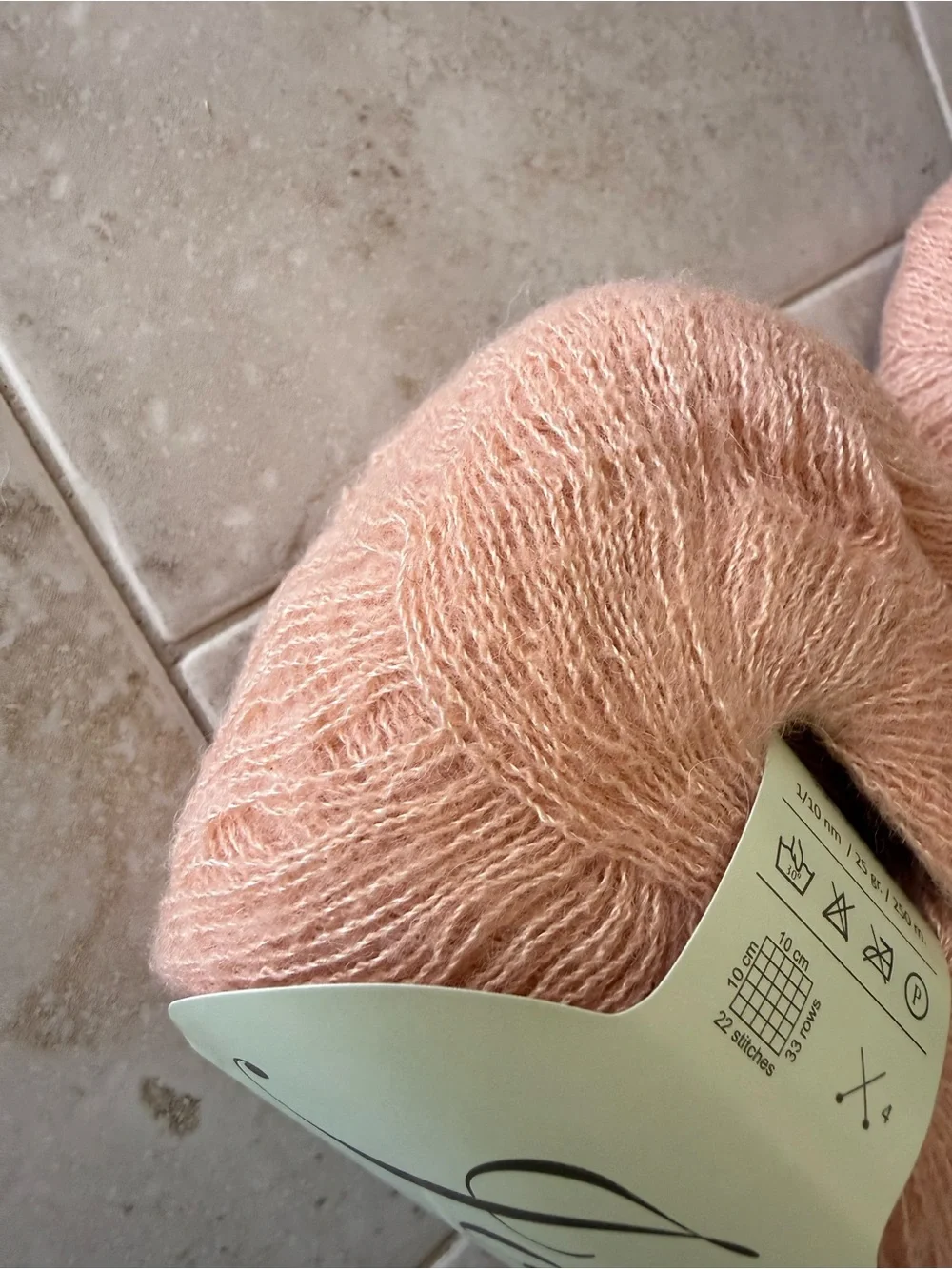 Josy by Bremont Soft Peach Alpaca/Silk Blend Yarn - 3-Pack Coral